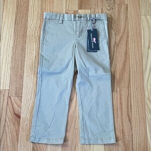 Vineyard Vines Khaki Pants Boys 4T Beige Straight Leg Breaker Pant Preppy Church